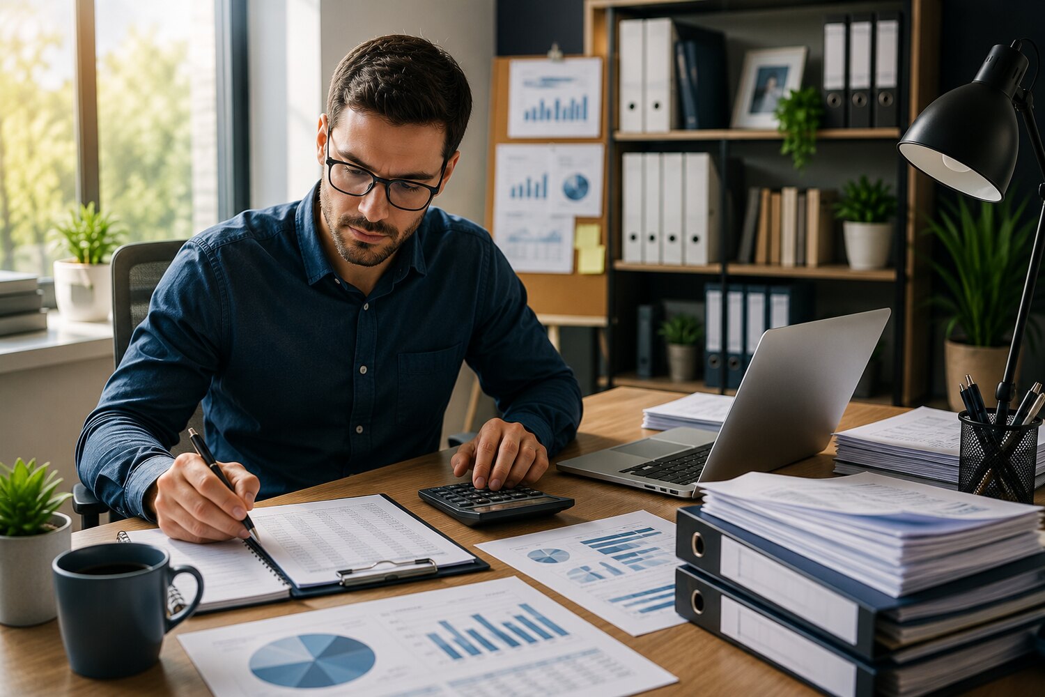 A service business tracking job costs and 1099s