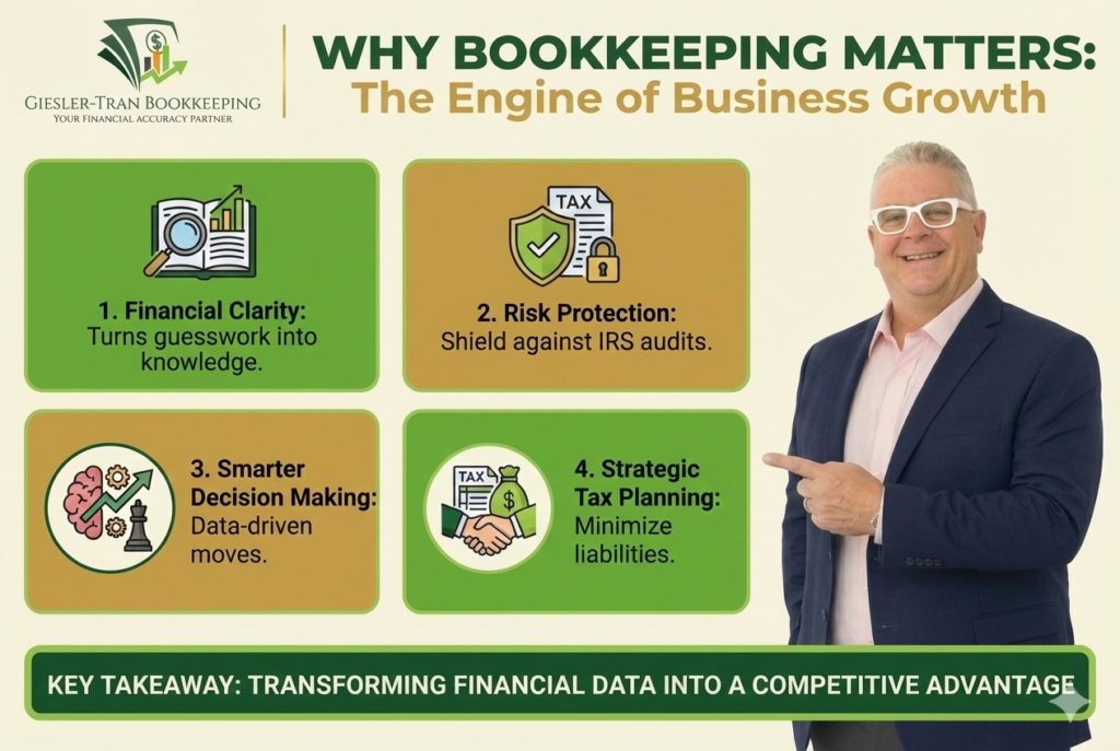 Why Bookkeeping Matters: Success & Clarity Infographic Thumbnail