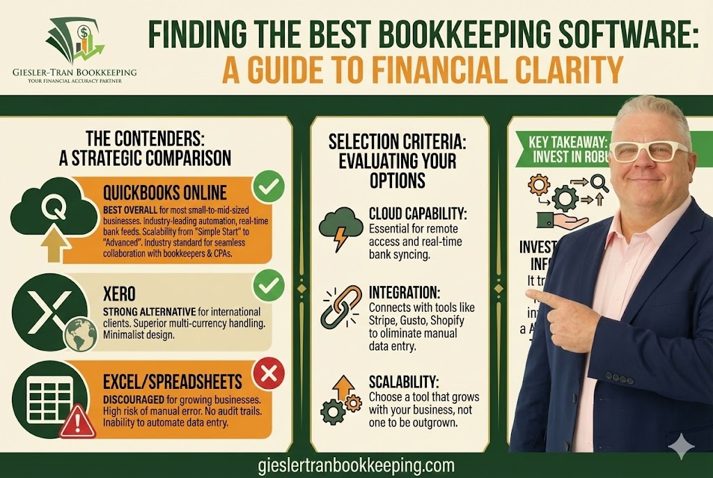Best Bookkeeping Software: Expert Guide & Reviews Infographic Thumbnail