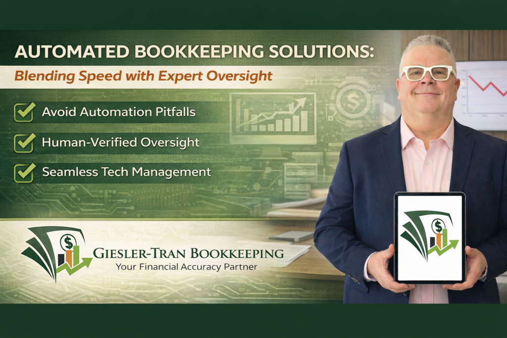Automated Bookkeeping Solutions: Speed & Accuracy Infographic