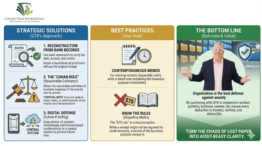 Missing Receipts: Audit-Proof Your Expenses Infographic Thumbnail