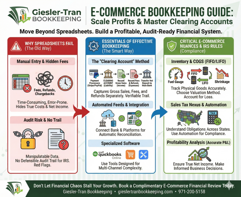 E-Commerce Bookkeeping: Scale Profits & Master Tax Illustration