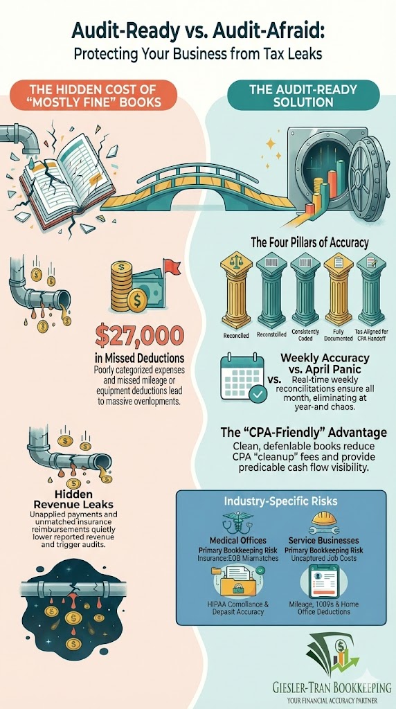 Audit-Ready vs Audit-Afraid Inforgraphic