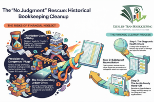Historical Bookkeeping Cleanup Infographic Thumbnail