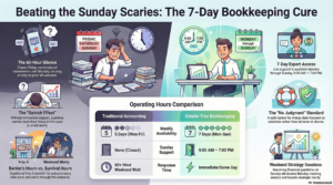 Small Business Bookkeeping Support Infographic